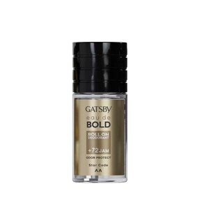 Gatsby Eau De Gold Roll-On Deodorant + 72-Hour Odor Protect Star Code - 50ml