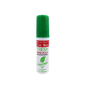 Fresh Breath Freshener Mouth Spray Peppermint - 18ml