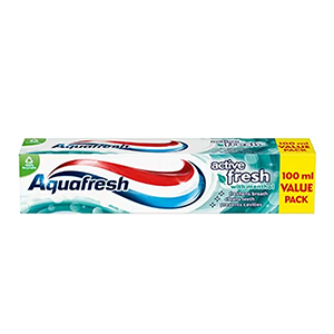 Aquafresh Active Fresh Toothpaste with Menthol (UK) - 100ml