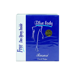 Rasasi Blue Lady EDP for Women Perfume - 40ml+30ml