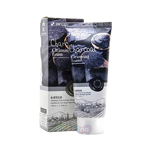 3W Clinic Cleansing Foam - Charcoal 100ml