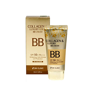 3W Clinic Collagen & Luxury Gold BB Cream SPF50+/PA+++ Wrinkle Care – 50ml