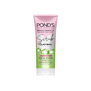 Pond's Bright Miracle Ultimate Pore Clear Clay-BHA Facial Scrub - 100ml