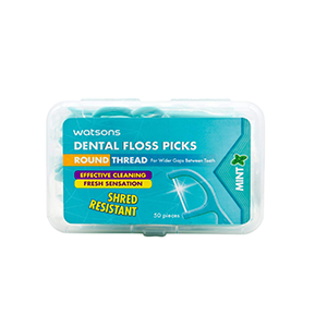 Watsons Dental Floss Picks Mint -50pcs