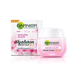 Garnier Sakura Glow Hyaluron Serum Cream with SPF 30/PA+++ (Day) -