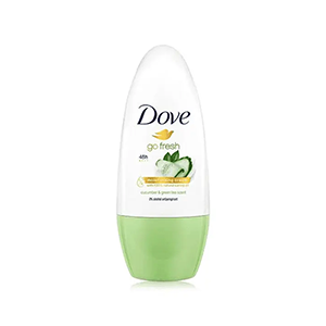 Dove Go Fresh Cucumber & Green Tea Deodorant Roll On 40ml x 2 Pcs