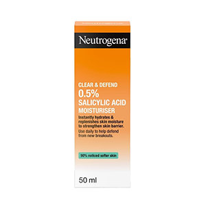 Neutrogena Clear and Defend 0.5% Salicylic Acid Moisturiser - 50ml