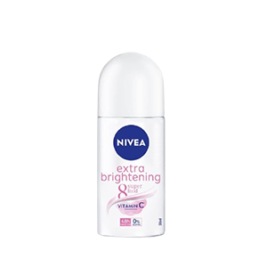 Nivea Extra Brightening 8 Superfood Vitamins C Anti-Perspirant Deo Roll On - 50ml X 2Pcs
