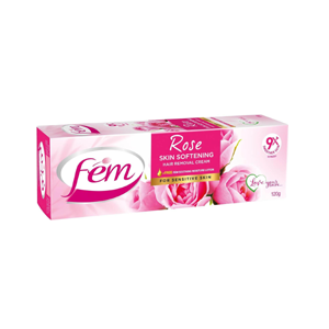 Fem Hair Removal Cream with Rose - 120g