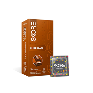 Skore Chocolate Condoms - Pack of 10 Pcs