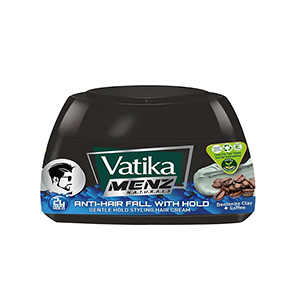 Vatika Menz Anti-Hair Fall Styling Hair Cream with 24 Hour Hold - 140ml
