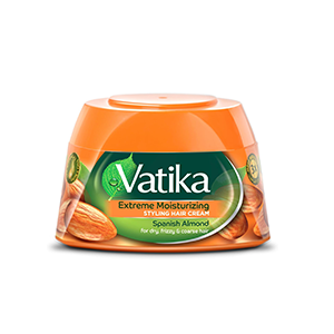 Vatika Naturals Extreme Moisturizing Styling Hair Cream Spanish Almond - 140ml